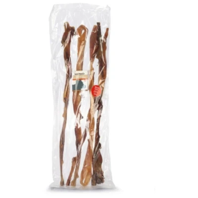 Afbeelding van Beeztees Runderkophuid Hondensnack Voordeel 80 cm 5 stuks