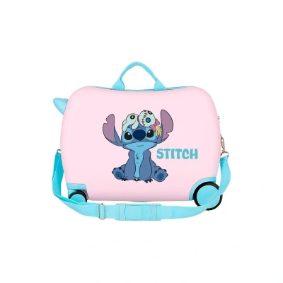 Afbeelding van Joumma Disney Stitch kinderkoffer, Roze, 50 x 38 20 cm, stijf, 1,8 kg, zijdelingse combinatiesluiting, ABS, l, handbagage, Eén maat, kinderkoffer