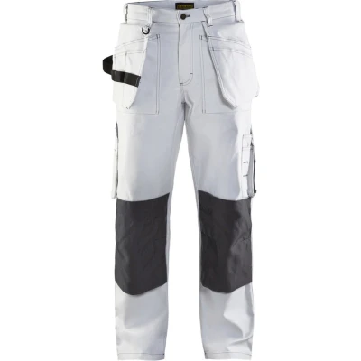 Afbeelding van Blaklader Schilders Werkbroek 1531 1210 Wit/Donkergrijs D116