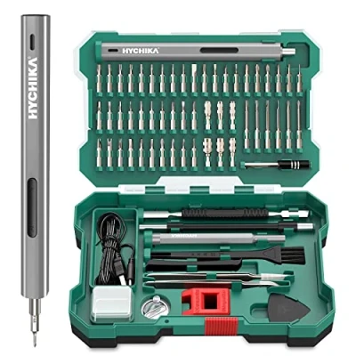 Afbeelding van HYCHIKA schroevendraaierset, 67 in 1 torx mini geschikt voor brillen, spelconsoles, drones, smartphones, laptops, horloges, camera&#039;s, enz