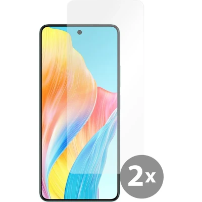 Afbeelding van Cazy Tempered Glass Screen Protector geschikt voor Oppo A58 4G Transparant 2 stuks