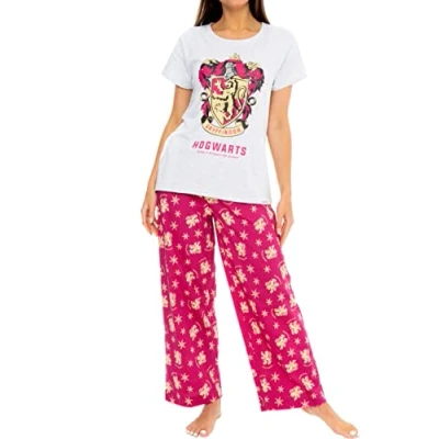 Afbeelding van Harry Potter Dames Pyjama&#039;s Hogwarts Veelkleurig Medium