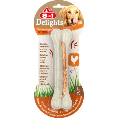 Afbeelding van 6x 8in1 Delights Bones Strong Kip L