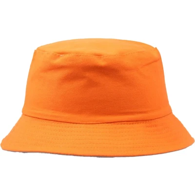 Afbeelding van LOUD AND CLEAR® Hoed Bucket Hat Vissershoedje Zonnehoed Heren Dames Oranje
