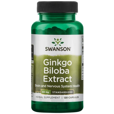 Afbeelding van Swanson Health Ginkgo Biloba Extract 60mg 120 capsules