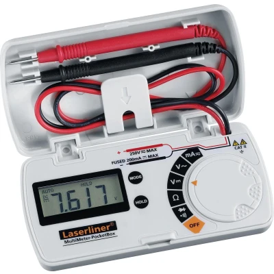 Afbeelding van Laserliner Multimeter PocketBox in boxset Digitaal AC/DC 250V &amp; 200mA