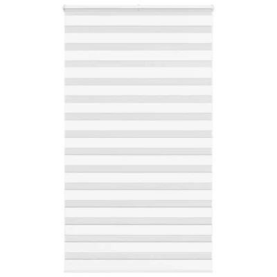 Afbeelding van vidaXL Zebra rolgordijn 135x200 cm stofbreedte 130,9cm polyester wit