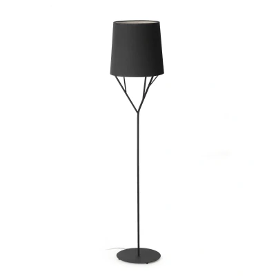 Afbeelding van Faro Lighting Tree 1 Light Vloerlamp Zwart, E27