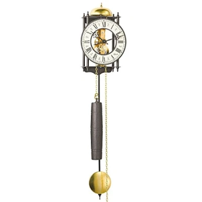 Afbeelding van Mechanisch skelethorloge met metalen wielwerk Hermle 70974 000711