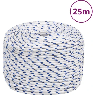 Afbeelding van vidaXL Boot touw 6 mm 25 m polypropyleen wit