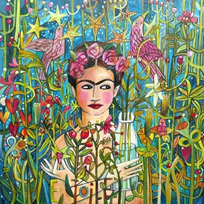 Afbeelding van 20 servetten vrouw in exotische tuin Azië Aziatisch mensen exotisch tafeldecoratie decoupage servettechniek 33 x cm