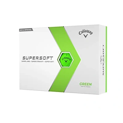 Afbeelding van Callaway SuperSoft 2023 Golfballen Groen 12 stuks