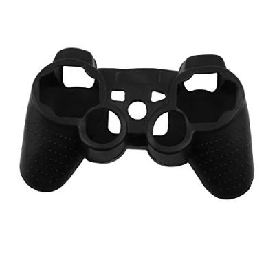 Afbeelding van Skin Siliconen Grip Cover Case voor Sony PS3 Controller Playstation 3 Dualshock Draadloze Game Controllers (zwart)