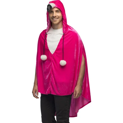 Afbeelding van Boland Poncho Flamingo (one size) Volwassenen Dieren