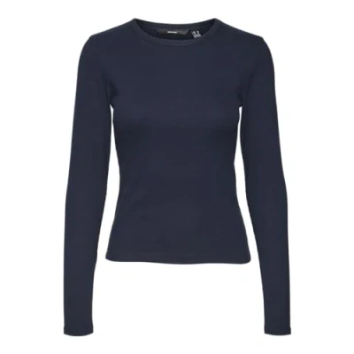Afbeelding van VERO MODA Dames Vmchloe Ls Short Top Ga JRS, navy blazer, M
