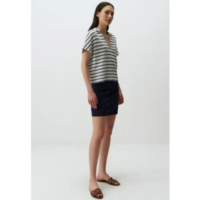Afbeelding van Jimmy Key SLIM FIT WITH Slits Minirok, Dames, Maat: 38, Dark blue