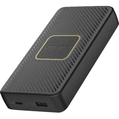 Afbeelding van Powerbank 15.000 mAh 18W USB/USB C PD + 10W Draadloos van OtterBox Zwart Kunststof