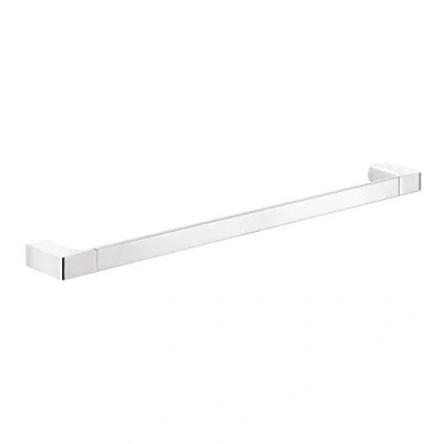 Afbeelding van Gedy G Kuala Lumpur handdoekhouder 60 cm, kleur chroom, componenten van messing en glas, afmetingen 2,5 x 6,6 cm gewicht 0,671 kg, design R&amp;S, verchroomd,