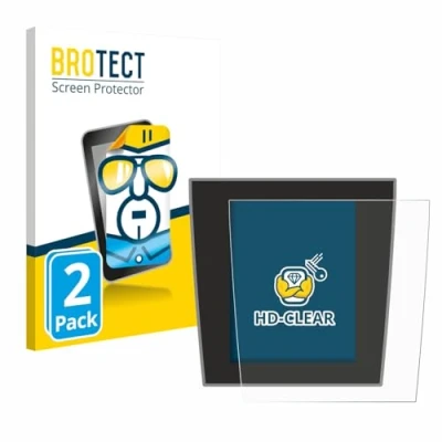 Afbeelding van BROTECT Screenprotector voor Porsche Taycan 2021 Infotainment System Folie Beschermfolie transparant (2 Stuks)