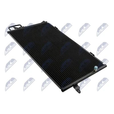 Afbeelding van NTY CCS AU 000 Condensor Airco Zonder droger Aluminium 655mm R134a