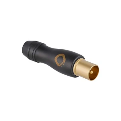 Afbeelding van Oehlbach Transmission Shift M antennestekker IEC coax (m) (coaxiaal, adapter, schroefbaar) verguld voor TV/radio aansluiting 1 stuk