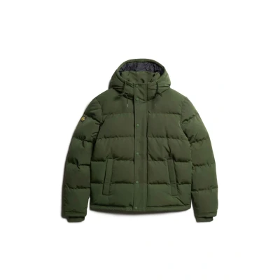 Afbeelding van Superdry Everest Hooded Puffer Winterjas, Heren, Maat: XXL, Army green