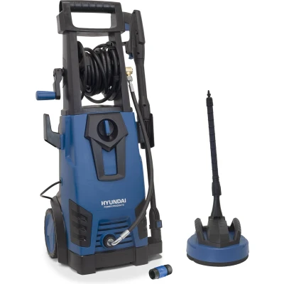 Afbeelding van HYUNDAI hogedrukreiniger Deluxe set 2400 W 180 bar 5,5 L/min automatische start stopsysteem zeer krachtig Inc. terrasborstel en diverse accessoires