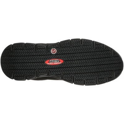 Afbeelding van Skechers Sure Track Jixie Loafer voor dames, Zwart Textiel Synthetisch, 36.5 EU