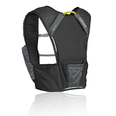 Afbeelding van CamelBak Nano Vest Maat S Ultralicht Materiaal Ruimte voor 2 Flexibele 500 ml flessen 3D Micro Mesh Reflecterend Hardloopvest 8 Zakken Drinkhouder Lichtgewicht Nylon Zwart