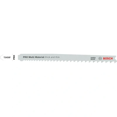 Afbeelding van Bosch T345XF Decoupeerzaagblad Wood And Metal (100 Stuks)