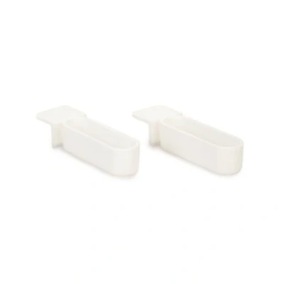 Afbeelding van Smal snoepbakje plastic wit 2 stuks