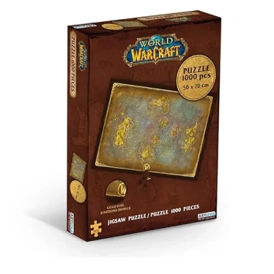Afbeelding van ABYstyle World of Warcraft Puzzel 1000 stukjes Azeroth kaart