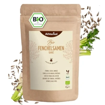 Afbeelding van Venkelzaad heel bio 250g in biologische kwaliteit Venkelthee milde, zoete smaak ideaal voor het bereiden van pastagerechten, stoofschotels &amp; verwarmende thee vom Achterhof