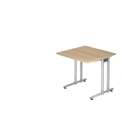 Afbeelding van NANO 8 S Bureau 80 x Eiken/Zilver