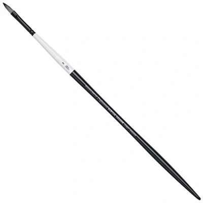 Afbeelding van Winsor &amp; Newton 5083002 Artists penseel, gemaakt van synthetisch haar voor acrylverf en olieverf, vormvast duurzaam Filbert penseel lange Steel Nr. 2,