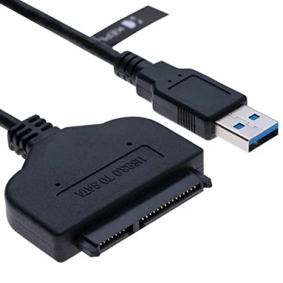 Afbeelding van SATA 3 (3.0) naar USB kabel SSD HDD 6,3 cm III Harde Schijf Drive UASP Data Adapter Compatibel met Laptop Playstation 4 PS4 Xbox One WD Kingston SanDisk Samsung EVO Crucial Seagate Toshiba Canvio 1TB 2TB