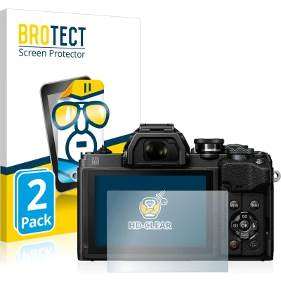 Afbeelding van BROTECT Screenprotector voor Olympus OM D E M10 Mark IV Folie Beschermfolie transparant (2 Stuks)