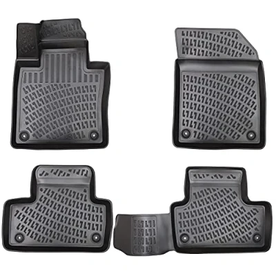 Afbeelding van Elmasline Design 3D rubberen matten set voor Volvo V60 (I) bouwjaar 2010 2018 extra hoge rand van 5 cm