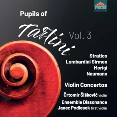 Afbeelding van Crtomir Siskovic, Ensemble Dissonance Pupils Of Tartini Vol 3, Violin Concertos (CD)