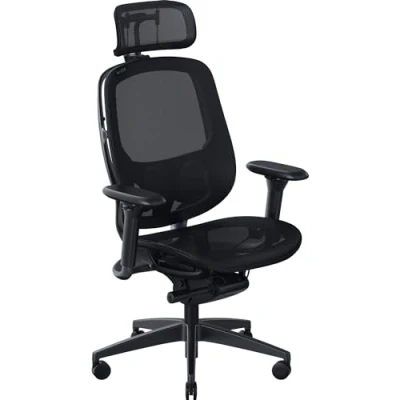 Afbeelding van Razer Fujin Pro Volledig verstelbare gamingstoel met ultraduurzaam en ademend gaasweefsel (Synchroon kantelmechanisme knop voor kantelingsweerstand, 2D onderrugsteun) Zwart