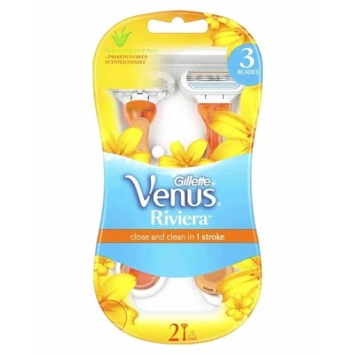 Afbeelding van Gillette Venus Riviera Disposable Razors with Scented Handle 2 pieces