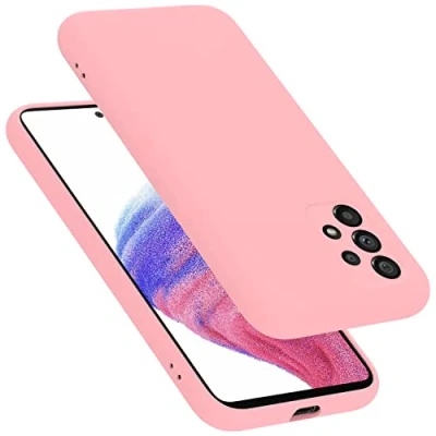 Afbeelding van Cadorabo Hoesje geschikt voor Samsung Galaxy A53 5G in LIQUID ROZE Beschermhoes gemaakt van flexibel TPU silicone Case Cover