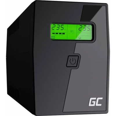 Afbeelding van Green Cell UPS02 UPS Line interactive 800 VA 480 W 2 AC uitgang(en)