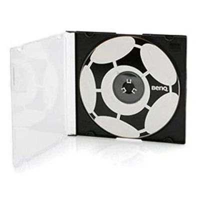 Afbeelding van CD Slimcase for 1 disc, 5.2mm, machine packing grade, black tray