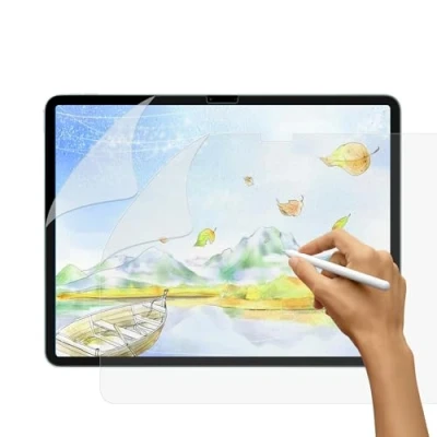 Afbeelding van SUEEWE [2 stuks] beschermfolie met papiereffect voor iPad Air 11 inch 2024, Feel Like mat papier PET [ontspiegeld] om te tekenen, schrijven