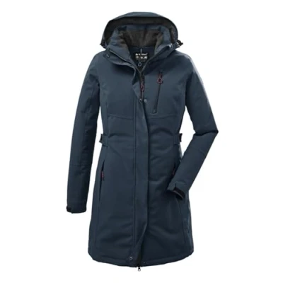 Afbeelding van killtec dames Functionele parka/parka met afritsbare capuchon KOW 165 WMN PRK, petrol, 50, 37726 000
