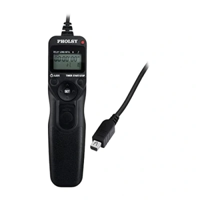 Afbeelding van PHOLSY timerafstandsbediening intervaltimer O6 Afstandsbedieningskabel voor Olympus OM D E M1, M5 II, M5, M10 M10, Pen F, PL8, PL7, PL6, PL5, PL3, P5, PM2, SP 590UZ, 810UZ
