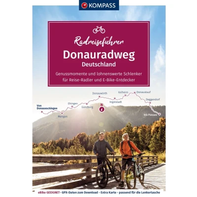 Afbeelding van Guida cicloturistica n. 6913 Donauradweg Deutschland: von Donaueschingen bis Passau 586 km, mit Extra Tourenkarte, Reiseführer und exakter Streckenbeschreibung