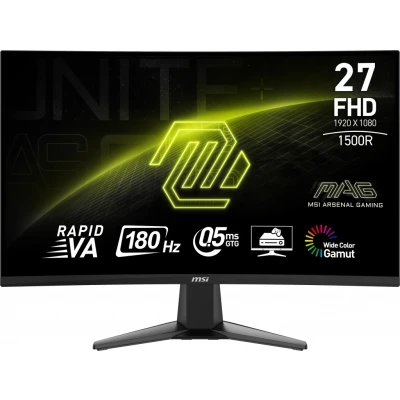 Afbeelding van MSI MAG 27C6F computer monitor 68,6 cm (27 ) 1920 x 1080 Pixels Full HD LCD Zwart