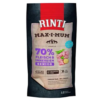 Afbeelding van RINTI Max i mum Senior Kip Hondenvoer Dubbelpak: 2 x 12 kg
